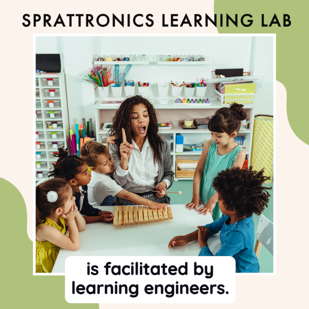 Learning Engineers facilitate learning at Sprattronics Learning Lab
