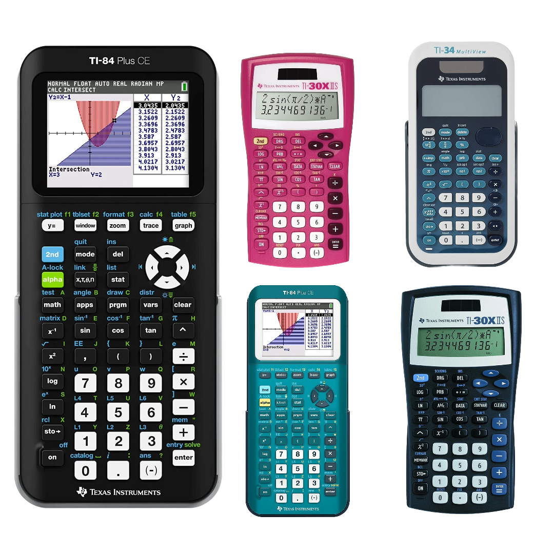 Calculator Shop - TI-84 Plus, TI-30IIX, and TI-34